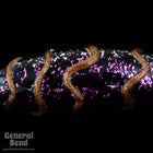 10mm x 24mm Purple Dichroic Oval Bead #GAP014-General Bead