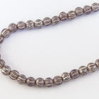 6mm Mercury Wash Amber Melon Bead (25 Pcs) #GAX111-General Bead