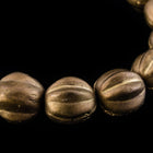 6mm Rusty Bronze Melon Bead (25 Pcs) #GAX108-General Bead