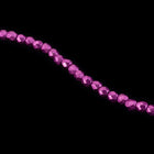 2mm Saturated Metallic Pink Faceted Bead (50 Pcs) #GAZ100-General Bead