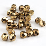 3mm Bronze Fire Polished Bead-General Bead