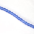 3mm Transparent Sapphire Fire Polished Bead-General Bead