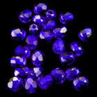 3mm Transparent Cobalt Fire Polished Bead-General Bead
