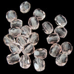 3mm Transparent Rose Fire Polished Bead-General Bead