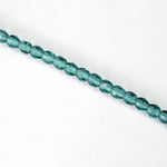 3mm Transparent Blue Zircon Fire Polished Bead-General Bead