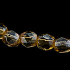 3mm Luster Light Colorado Topaz Fire Polished Bead (50 Pcs) #GBA035