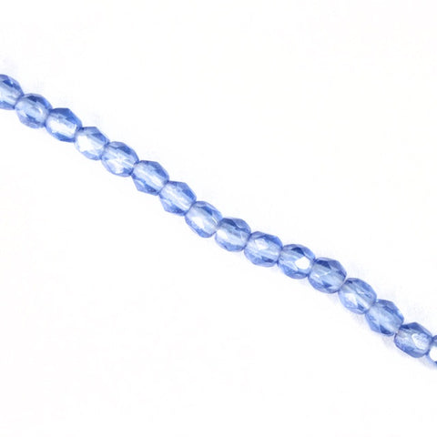 3mm Luster Sapphire Fire Polished Bead-General Bead