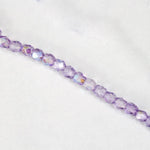 3mm Lilac AB Fire Polished Bead-General Bead