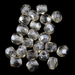 3mm Luster Black Diamond Fire Polished Bead (50 Pcs) #GBA050-General Bead