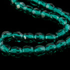 3mm Dark Emerald Fire Polished Bead (50 Pcs) #GBA051-General Bead