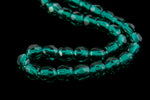 3mm Dark Emerald Fire Polished Bead (50 Pcs) #GBA051-General Bead