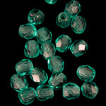 3mm Transparent Green Zircon Fire Polished Bead-General Bead