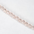 4mm Transparent Rose Fire Polished Bead-General Bead