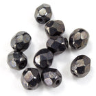 4mm Gunmetal Fire Polished Bead-General Bead