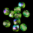 4mm Transparent Lime AB Fire Polished Bead-General Bead