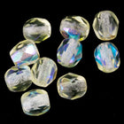 4mm Transparent Jonquil AB Fire Polished Bead-General Bead