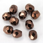 4mm Antique Bronze Fire Polished Bead-General Bead