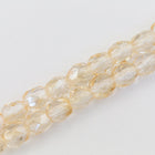 4mm Luster Beige Cloud Fire Polished Bead (50 Pcs) #GBB079