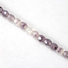 4mm Luster Amethyst Cloud Fire Polished Bead (50 Pcs) #GBB080-General Bead
