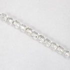 4mm Silver Lined Crystal Fire Polished Bead-General Bead