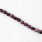 4mm Pearl Amethyst Fire Polished Bead-General Bead