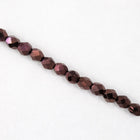 4mm Metallic Purple Fire Polished Bead-General Bead