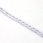 4mm Transparent Lilac Fire Polished Bead-General Bead
