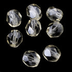 6mm Transparent Black Diamond Fire Polished Bead-General Bead
