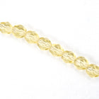 6mm Transparent Light Topaz Fire Polished Bead-General Bead