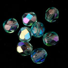 6mm Transparent Blue Zircon AB Fire Polished Bead-General Bead