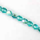 6mm Transparent Blue Zircon AB Fire Polished Bead-General Bead
