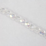 6mm Transparent Crystal AB Fire Polished Bead-General Bead