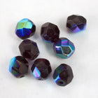 6mm Transparent Garnet AB Fire Polished Bead-General Bead