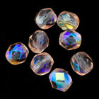 6mm Transparent Rose AB Fire Polished Bead-General Bead