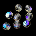 6mm Transparent Black Diamond AB Fire Polished Bead-General Bead