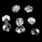 6mm Transparent Crystal CAL Fire Polished Bead-General Bead
