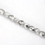 6mm Transparent Crystal CAL Fire Polished Bead-General Bead
