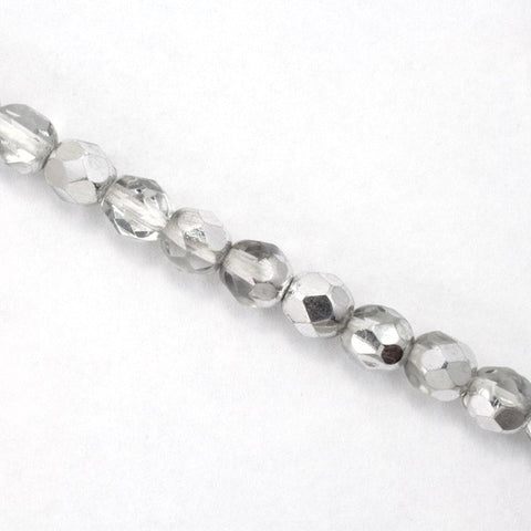 6mm Transparent Crystal CAL Fire Polished Bead-General Bead