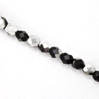 6mm Jet CAL Fire Polished Bead-General Bead