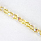 6mm Transparent Beige AB Fire Polished Bead-General Bead