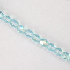 6mm Transparent Light Aqua AB Fire Polished Bead-General Bead