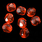6mm Transparent Hyacinth Fire Polished Bead-General Bead