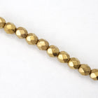 6mm Bronze Fire Polished Bead-General Bead