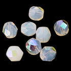 6mm Opal White AB Fire Polished Bead-General Bead