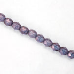 6mm Gold Luster Amethyst Fire Polished Bead-General Bead