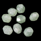 6mm Stone Matte Luster Mint Fire Polished Bead-General Bead