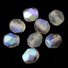 6mm Matte Black Diamond AB Fire Polished Bead-General Bead