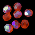 6mm Matte Hyacinth AB Fire Polished Bead-General Bead