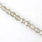 6mm Luster Smoke Grey Fire Polished Bead-General Bead