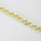 6mm Bronze Lined Jonquil Fire Polished Bead-General Bead